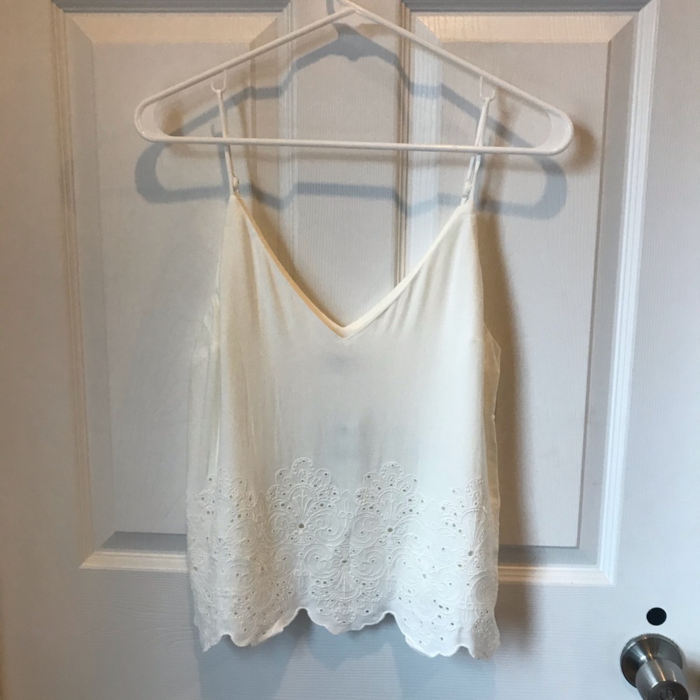 Express scalloped cut out tank